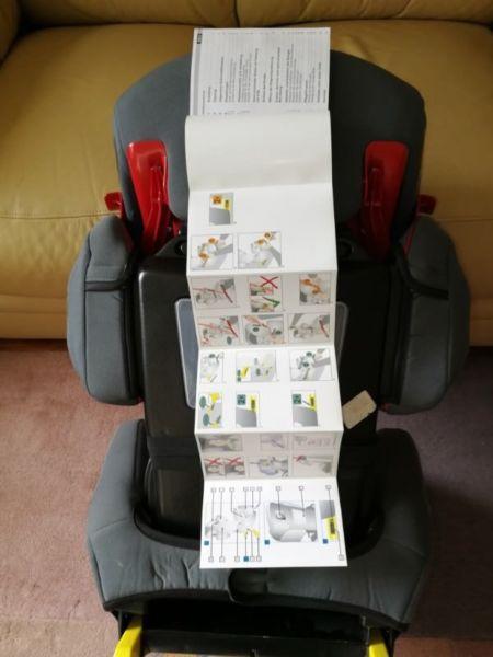 Fotelik samochodowy Kiddy Cruiserfix Pro 15-36 kg - w b.dobrym stanie