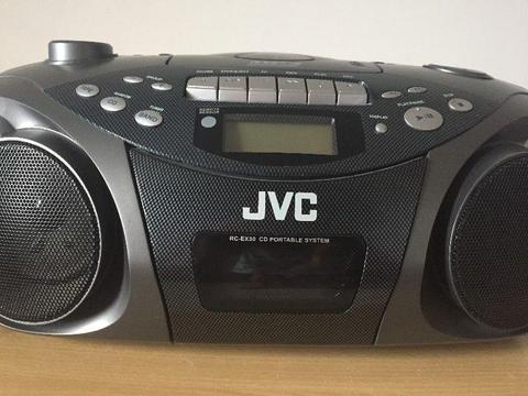JVC RC-EX30B Radiomagnetofon, odtwarzacz kasety/CD/MP3