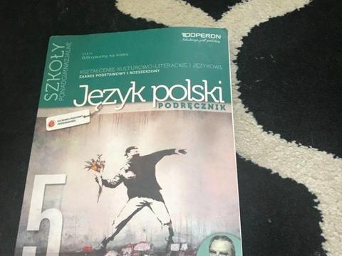 Sprzedam podręczniki do j.polskiego / LO/ technikim