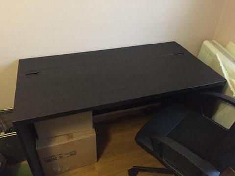 4marcel biurko IKEA jak nowe kolor wenge rozłożone