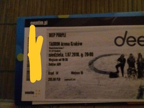 Bilet na koncert DEEP PURPLE