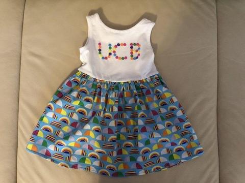 Sukienka Benetton dla dziewczynki na 1-2 latka