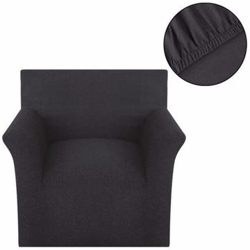 vidaXL Elastyczny pokrowiec na fotel, z dżerseju, antracytowy(131021)