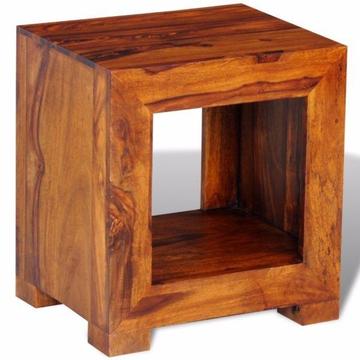Stolik boczny z litego drewna 137 x 29 x 40 cm(241653)