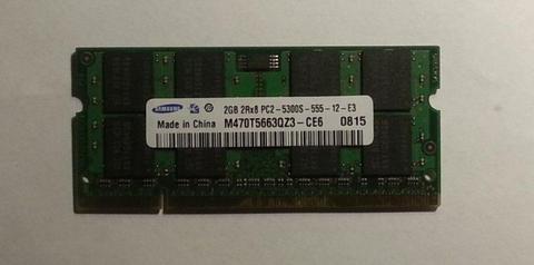Pamięć do laptopa lub netbooka 2GB DDR2