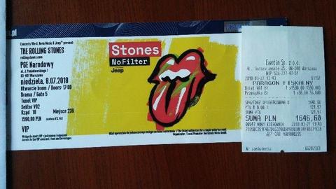 The Rolling Stones bilet VIP 400 zł taniej OKAZJA!