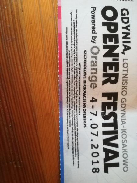 4 dniowy karnent na Opner Festiwal w okazyjnej cenie
