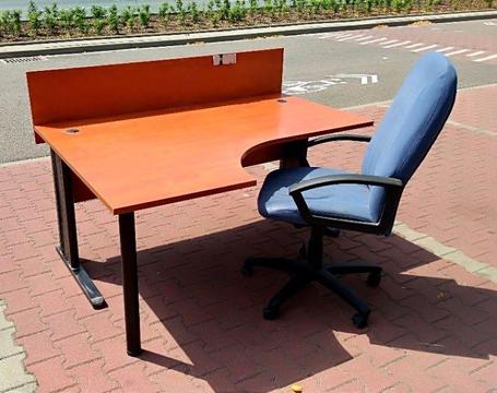 DUŻE biurko narożne + fotel GRATIS opcja dowozu