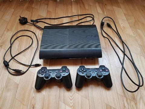 Konsola Sony PlayStation 3 PS3 Super Slim 500GB 2 Pady Wersja CECH-4003C