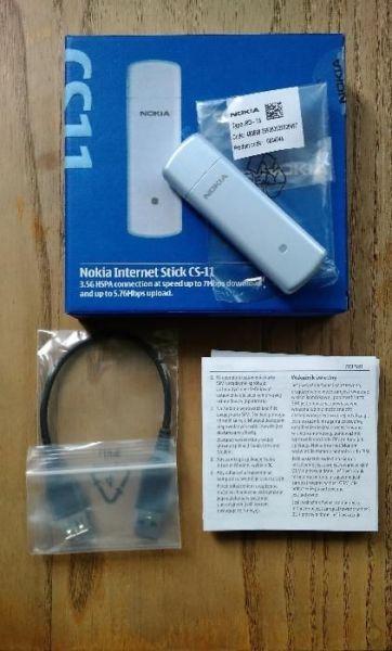 NOWY MODEM GSM NA USB NA KARTĘ SIM (INTERNET) BEZ SIMLOCKA NOKIA CS-11!!!
