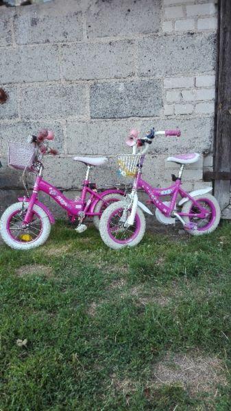 Sprzedam 2 rowerki dla dziewczynek