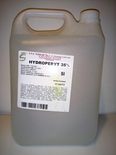 Woda Utleniona PERHYDROL 35% 5l - Stanlab