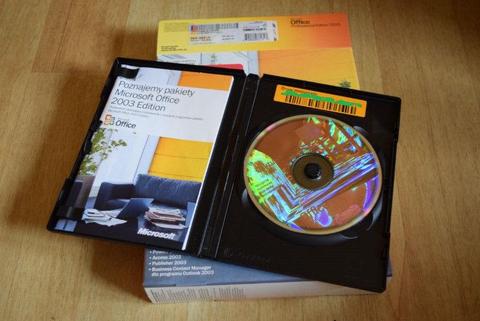 Microsoft Office 2003 Professional pełen BOX