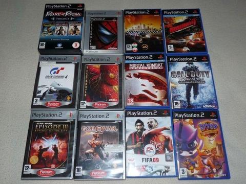 Gry do Playstation2, mało używane m.in Prince of Persia, Spider-man, Need For Speed, Grand Turismo 4