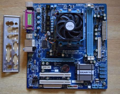 Płyta główna Gigabyte GA-M68M-S2P + chłodzenie + procesor AMD