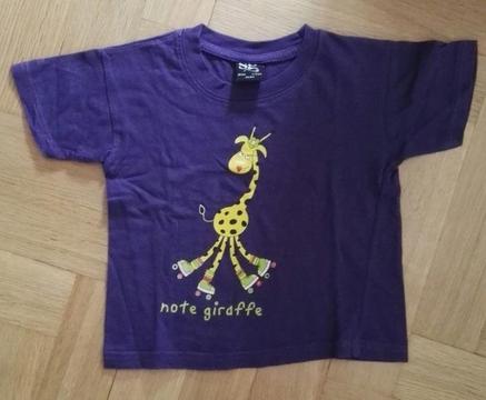 Bluzeczka koszulka t-shirt 90 cm. - żyrafa WARSZAWA