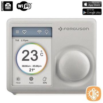 Ferguson Termostat Wi-Fi - Programowalny regulator temperatury, Wi-Fi (iOS & Android)