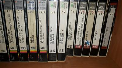 Kasety VHS z filmami