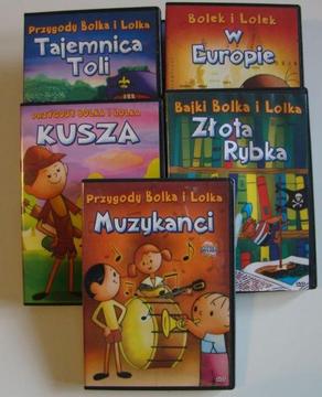 Bolek i Lolek - zestaw 5 płyt DVD
