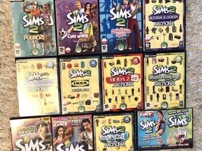 Wielki zestaw gra the sims 2 cała kolekcja