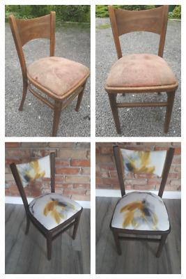 Odnowione 70-letnie krzesło