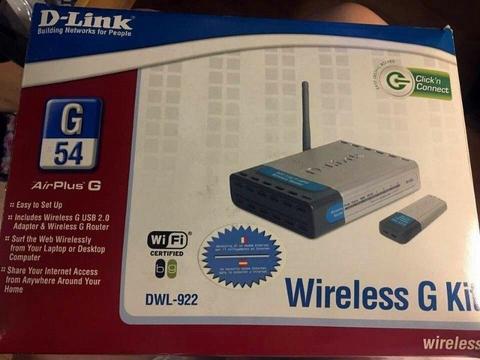 Router D-link, Wireless, model DWL-922