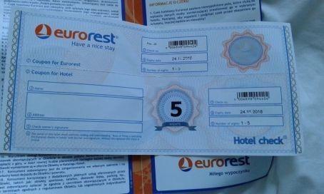 Voucher dla dwóch osób na hotele Euro Rest cena 720 zł