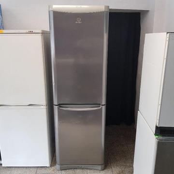 Lodówka chłodziarko zamrażarka INDESIT 190 cm inox srebrna
