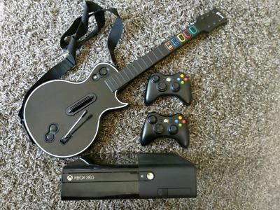 Xbox 360 RGH, przerobione, 2 pady + gitara