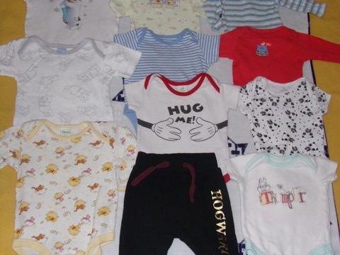 Wyprawka dla niemowlaka ubranka dla chłopca mega paka 0-3-6 mies NEXT Disney H&M