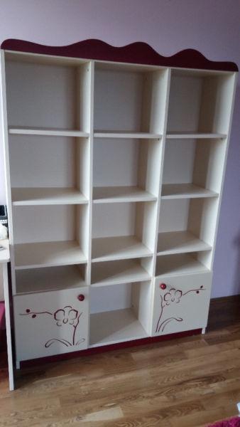 Regał do pokoju dziecka dziewczynki* Meblik orchidea bordo