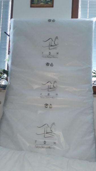 Materac MILO 90x180 pocket DoubleHARD kokos 180x90