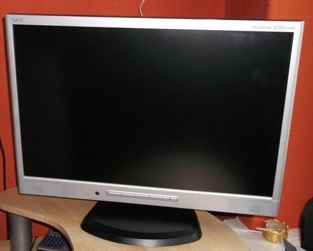 Duży Monitor NEC LCD 223WM 22 CALE - Uszkodzony