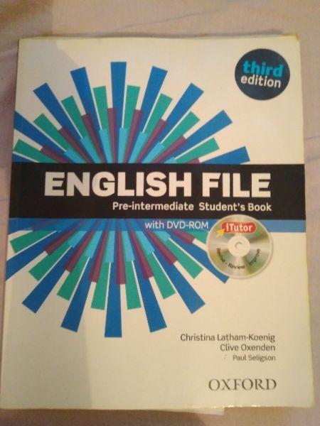 English file Pre-intermediate third edition