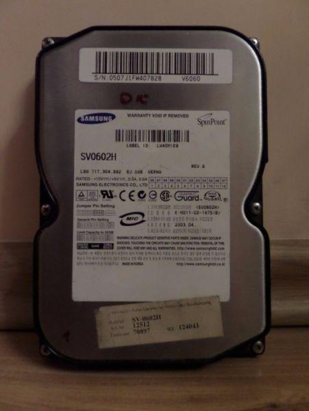 Dysk twardy Samsung SV0602H 60GB IDE ATA