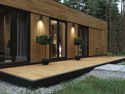 Domki modułowe drewniane EkoDom Całoroczne lub letniskowe domy drewniane