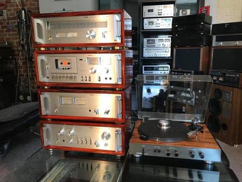 Retrospekcja Vintage Audio Studio Zestaw Fisher Sansui + Kolumny + Gramofon Okazja !!!