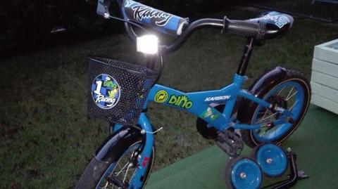 Sprzedam rowerek dziecięcy Karbon Dino 12 cali, niebieski
