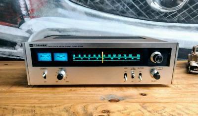 Toshiba ST500 tuner klasyk vintage hifi stereo antyk alu drewno