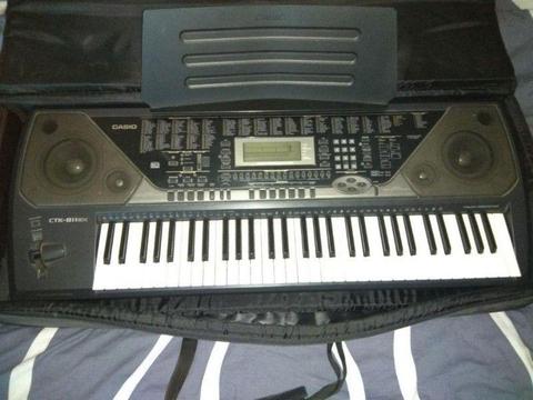 Keyboard CASIO CTK-811EX - Klasyk keyboardów + Torba + Statyw + Stopa