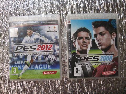 PES 2012,PES 2008 Pro evolution soccer - 2 Gry PS3