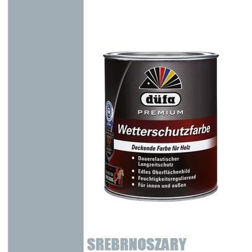 Akrylowa Farba Wetterschutzfarbe 2,5 l DUFA DREWNO BETON METAL SREBRNOSZARY