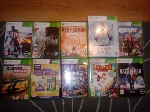 Gry XBOX360 polskie wersje 10-40zł gta v forza horizon rayman battlefield far cry