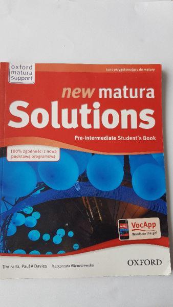 New Matura Solutions książka+ podręcznik