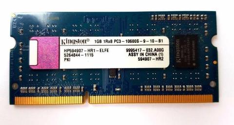 Okazja! RAM Kingston 1GB 1Rx8 PC3 10600S do laptopa. Warszawa