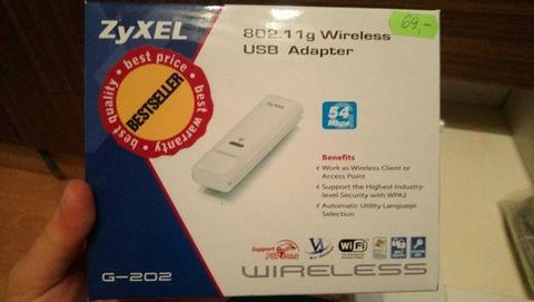 ZyXEL G-202 802.11g Wireless USB Adapter