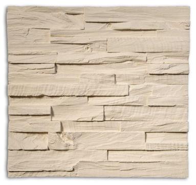 Kamień dekoracyjny gipsowy BARIS panel 3d imitacja drewna jak cegła z fugą cegiełka