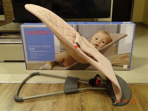 Leżaczek bujaczek BabyBjörn, pudełko, instrukcja