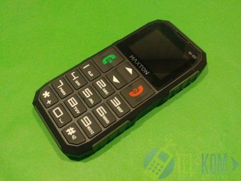 MAXTON M-60 Dual Sim Black Green MAXCOM Dla Seniora TEL-KOM AG9