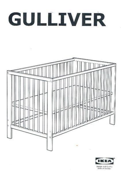 Łóżeczko dziecięce GULLIVER / IKEA - Nowe